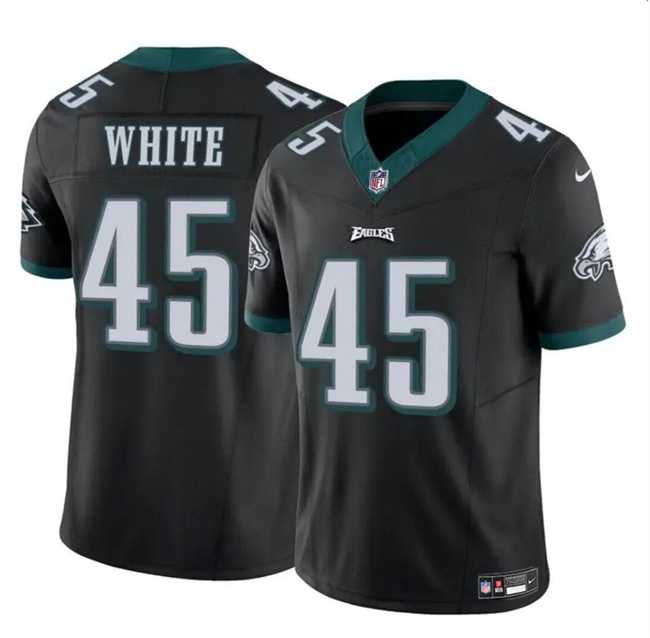 Men & Women & Youth Philadelphia Eagles #45 Devin White Black 2023 F.U.S.E Vapor Untouchable Limited Stitched Jersey,We sell and wholesale Men & Women & Youth Philadelphia Eagles #45 Devin White Black 2023 F.U.S.E Vapor Untouchable Limited Stitched Jersey on line form chian!